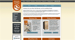 Desktop Screenshot of missouristairwaylift.com